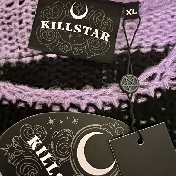 ⚫️Sold⚫️ Killstar Pastel punk knit sweater sz xl - Picture 5 of 5